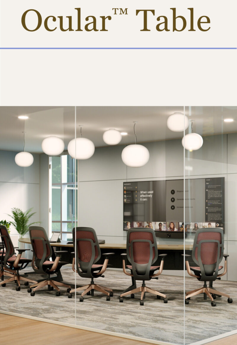 Ocular Table by Steelcase Waldner’s Business Environments