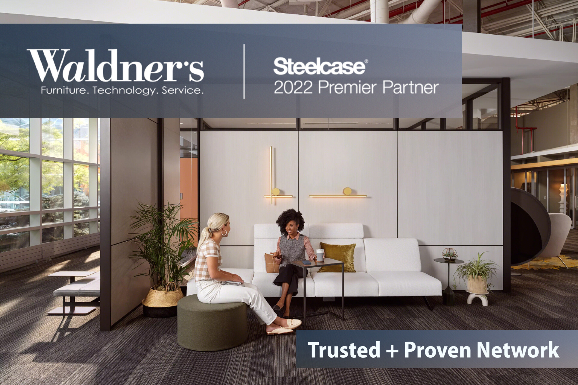 Steelcase and Waldners Trusted Network Header-01 Five Ways to Build a Compelling and Safe Workplace